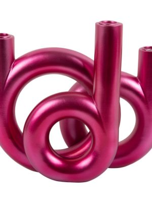 Candle Holder Rings Medium Pink