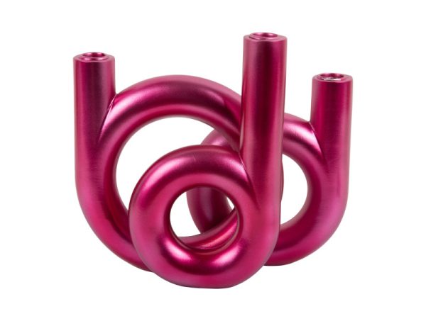 Candle Holder Rings Medium Pink