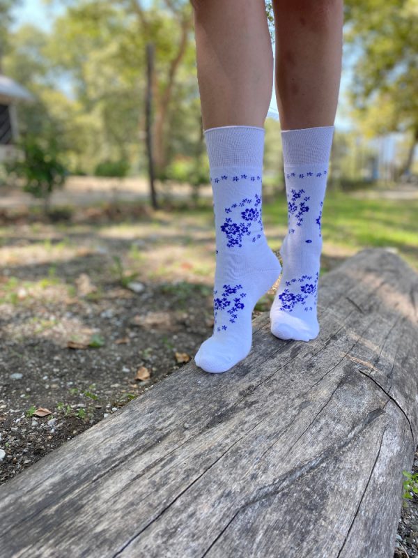 Ode Socks Porcelain Socks