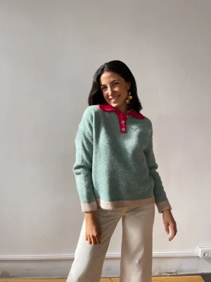 Sweater Jersey Sienna Water Green