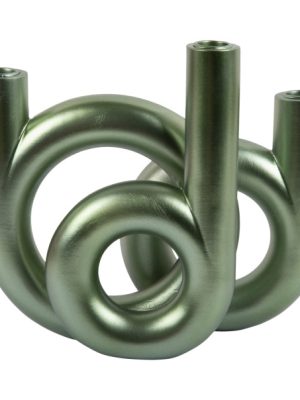 Candle Holder Rings Medium Green