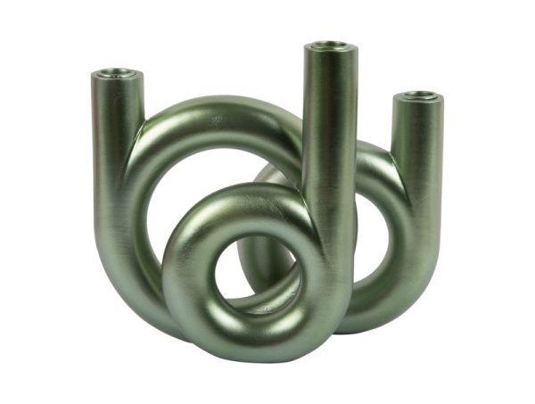 Candle Holder Rings Medium Green