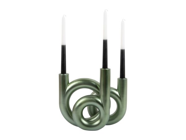 Candle Holder Rings Medium Green