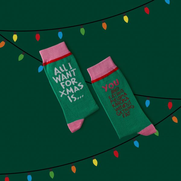 Ode Socks All I Want For Xmas