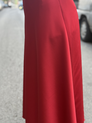 Satin Midi Skirt