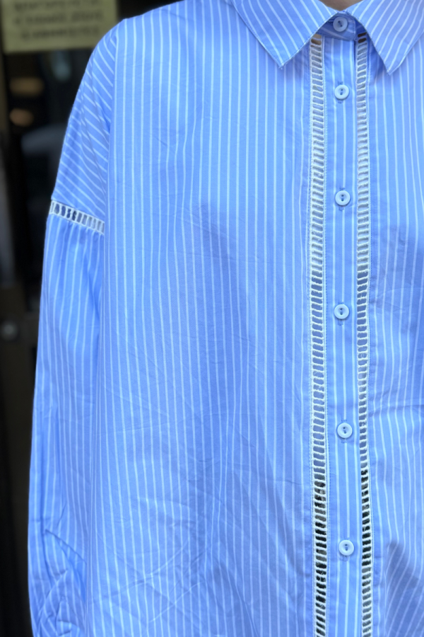 Striped Shirt Light Blue