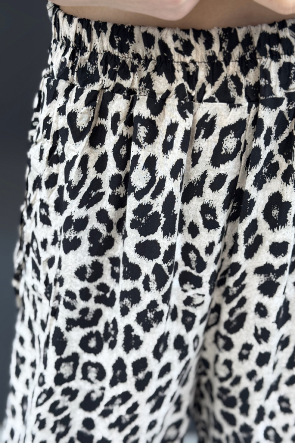 Leopard Set Shirt/Pant Grey