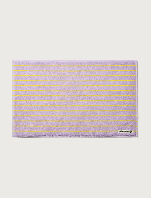 Bath Mat Naram Lilac and neon Yellow