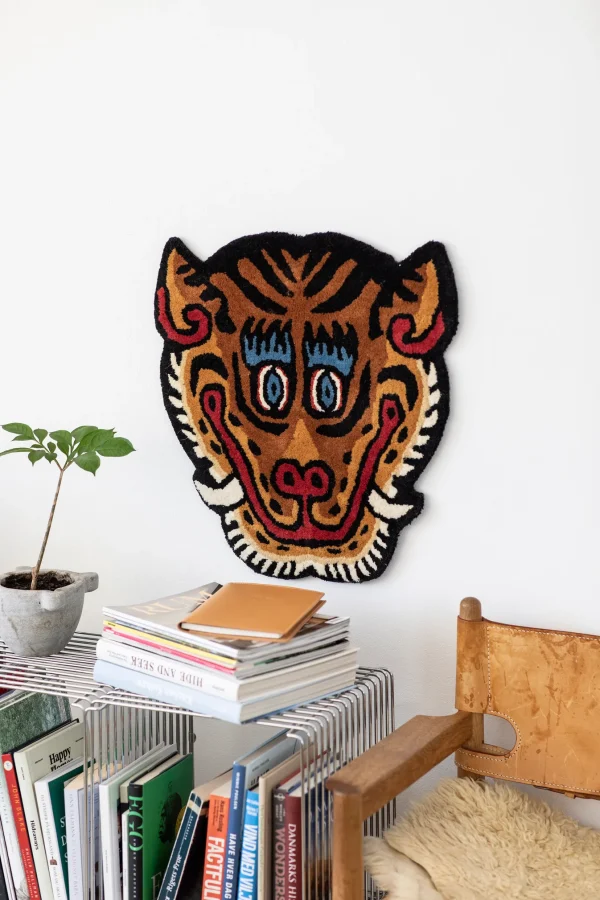 Tiger Face Rug