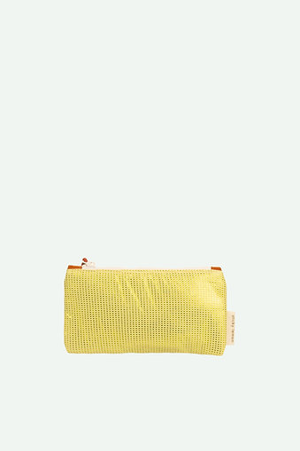 Pencil Case Mesh Yellow