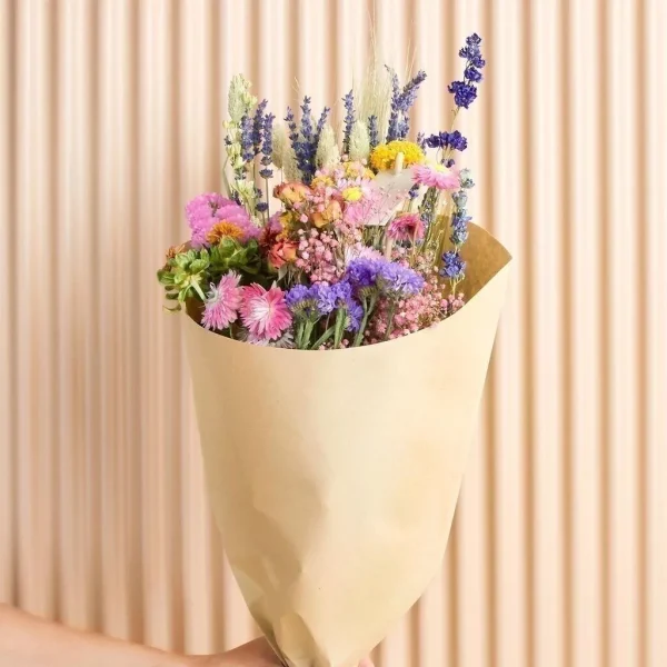 Dried Flowers Field Bouquet Small