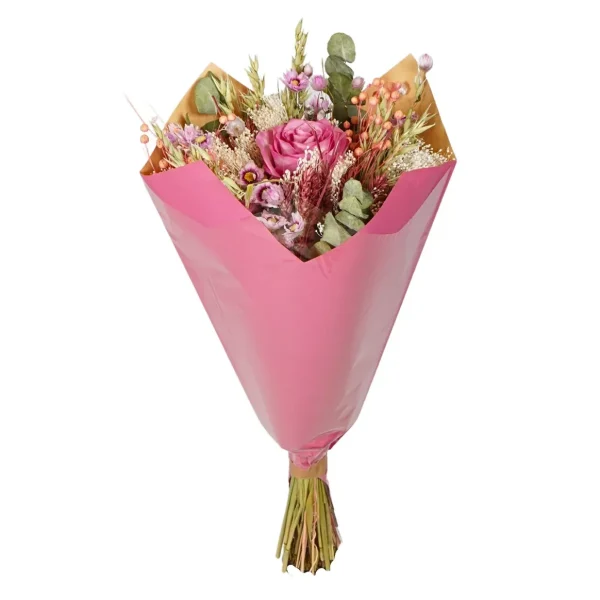 Dried Flowers Romantic Bouquet Rose