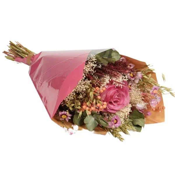 Dried Flowers Romantic Bouquet Rose