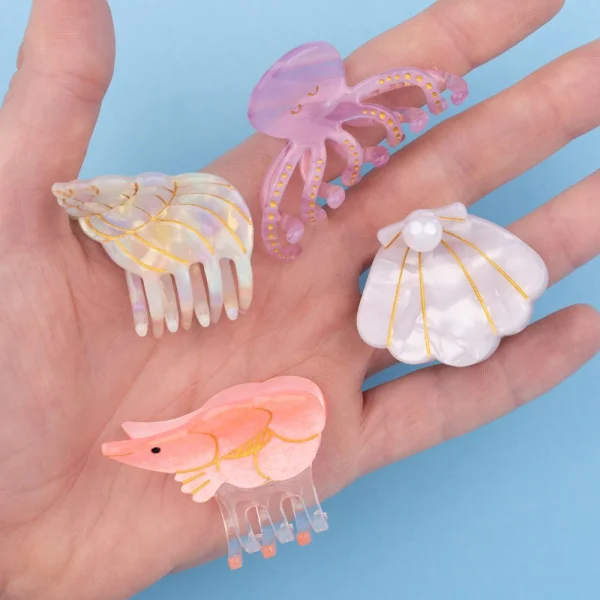 Mini Hair Claw Shell