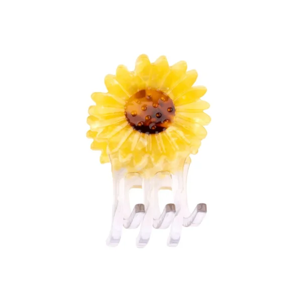 Mini Hair Claw Sunflower