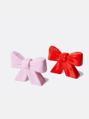 Bow Salt and Pepper Shakers