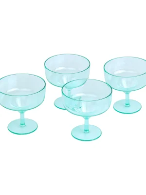 The Rue Margarita Glass Set of 4 Mint