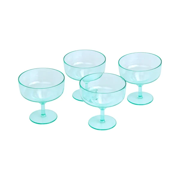 The Rue Margarita Glass Set of 4 Mint