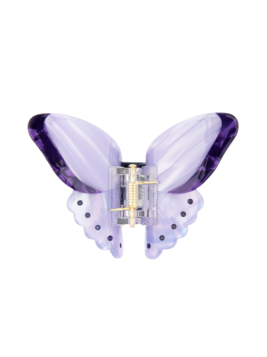 Butterfly Hair Claw Purple