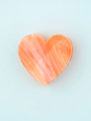 Hair Claw Heart Pink