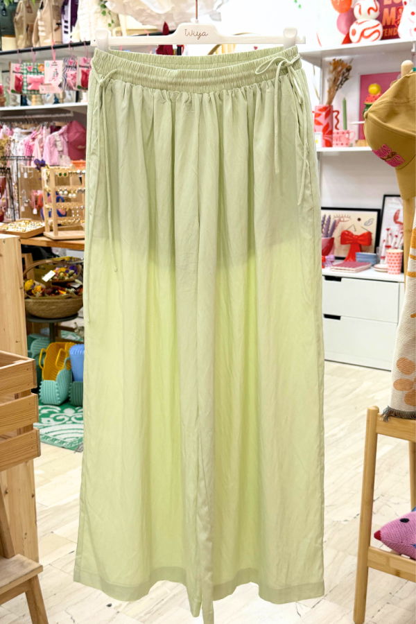 Pants with Drawstrings Pistachio