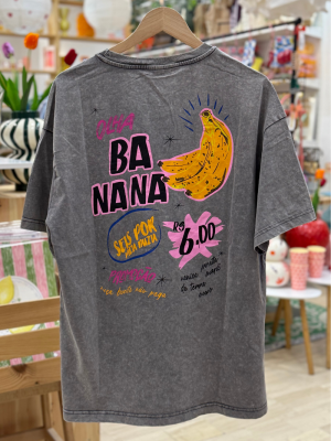 Grey T-Shirt Banana